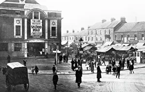 Blyth Prints: Blyth Market Place early 1900s