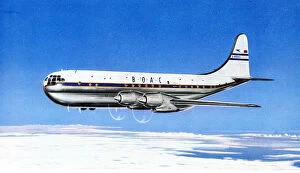 Images Dated 18th March 2020: B.O.A.C. Boeing Stratocruiser Speedbird