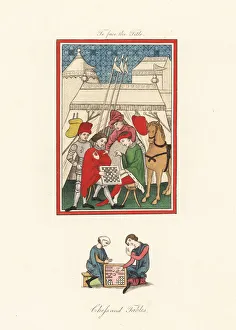 Chess Gallery: Board games of chess and tables (backgammon)