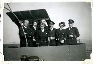 On board HMS Queen Emma en route for Normandy, WW2