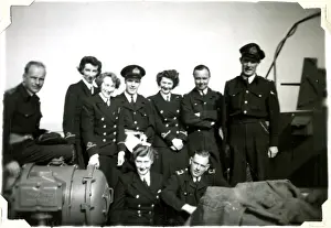 On board HMS Queen Emma en route for Normandy, WW2