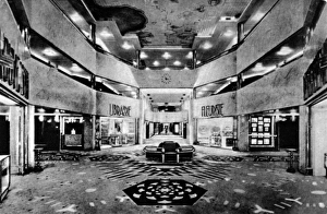 Images Dated 31st March 2004: On board the luxury liner, L Atlantique, the central stree