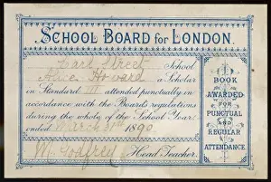 Book Plate Prints: Board School Bookplate