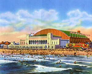 Images Dated 11th September 2018: Boardwalk or Convention Hall, New Jersey