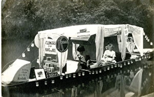 Kodak Collection: Boat advertising Kodak products