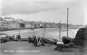 Overcast Prints: At the Boat Cove, Dawlish