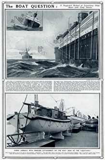 Aquitania Gallery: The boat question by G. H. Davis
