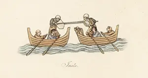 Tilting Prints: Boat tilting, 14th century