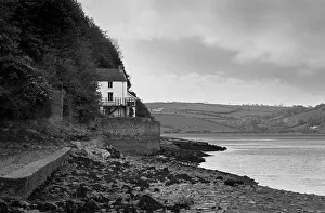 The Dylan Thomas writing shed at The Boathouse, Laugharne