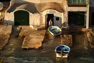 Haul Gallery: Boathouse in the small cove of Alcaufar, Menorca, Spain