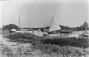 Barton Prints: Boating at Barton Staithe