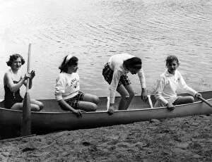 Images Dated 14th September 2011: Boating Girls