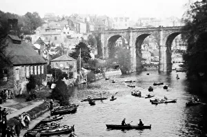 Boating at Knaresborough, early 1900s