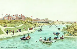 Lincs Prints: Boating Lake, Skegness, Lincolnshire