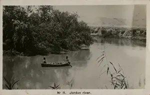 Boating on the River Jordan, Palestine