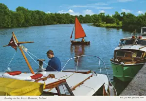 Boating on the River Shannon, Republic of Ireland