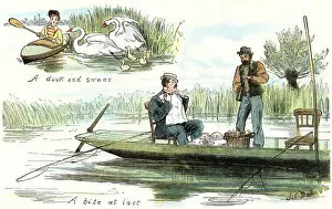 Lunch Collection: Boating on the River Thames, 1879