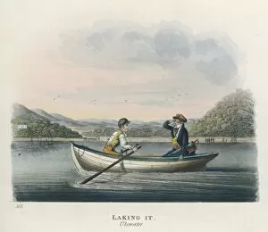 Ullswater Collection: Boating on Ullswater