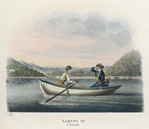 Ullswater Collection: Boating on Ullswater