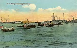Joyous Prints: Boatloads of joyous jackies leaving Vera Cruz