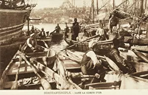 Strait Gallery: Boatmen on the Bosphorus