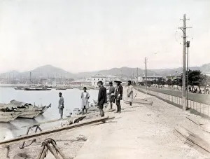 Boatmen, Kobe Bund, Japan