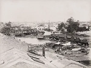 Boats on the East Canton River, Gunagzhou, China