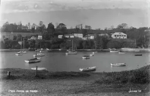 Truro Prints: Boats at Feock, Near Truro