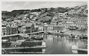 Boats in the harbour at Mevagissey, Cornwall