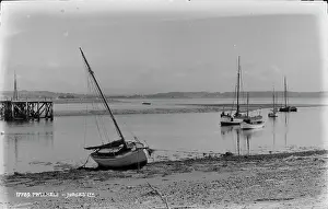 Boats at Low Tide in Pwllheli