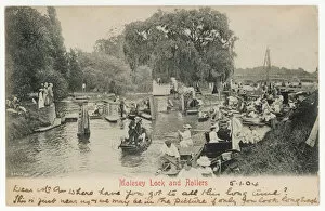 Lock Collection: Boats at Molesey Lock