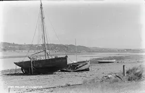Pwllheli Prints: Boats on the Shore