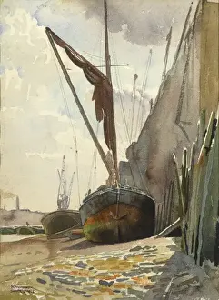 Boats on shore