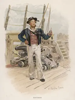 Summons Prints: Boatswain Ca 1829