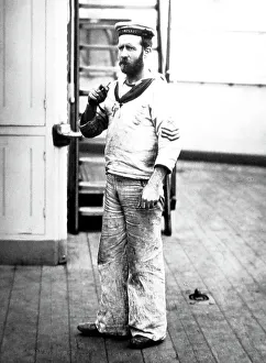 Mate Prints: Boatswain's Mate, HMS Implacable, Royal Navy