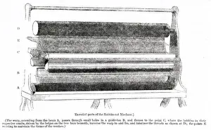 Bobbin-net Machine at a Nottingham Lace Factory 1843