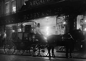 Retail Prints: Bobby and Co Ltd Department Store at night Victorian period