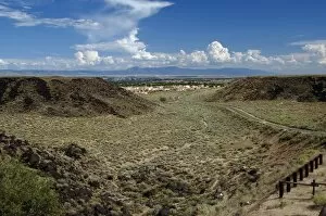 Albuquerque Collection: Boca Negra Canyon in the Petroglyph National Monument. Aroun