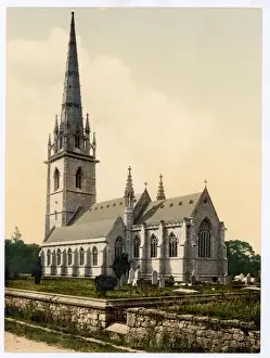 Rhyl Prints: Boddelwyddan Church (exterior), Rhyl, Wales
