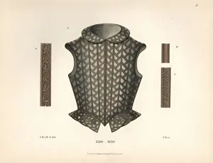 Bodice of a 17th century noblewoman with details