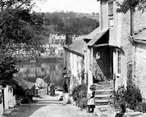 Images Dated 20th August 2018: Bodinnick to Fowey Ferry Victorian period