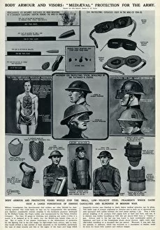 Casualties Gallery: Body armour and visors by G. H. Davis