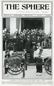 Images Dated 6th October 2016: Body of the late King George of Greece to Athens 1913