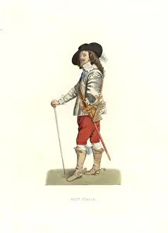 1635 Prints: Bodyguard to Francis I, 16th century, of