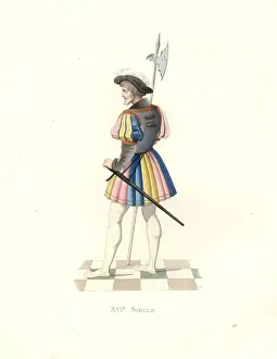 Garb Prints: Bodyguard to Francis I, 16th century