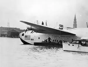 Clipper Prints: Boeing 314 Clipper of Pan American Airways at Charlston