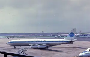 Taxying Prints: Boeing 707-121 taxying - Pan Am