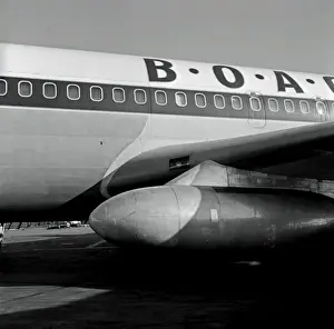 Boeing 707-436 G-APFD first BOAC 707 LAP 1960