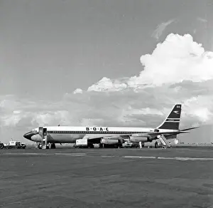 Boac Prints: Boeing 707-436 G-APFE BOAC Nassau 1965