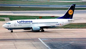 Lufthansa Prints: Boeing 737-330 D-ABEK Wuppertal